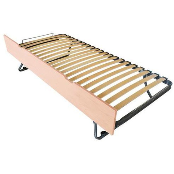 Tiroir lit Sommier relevable hêtre 80x190 Vernis Naturel - ABC MEUBLES