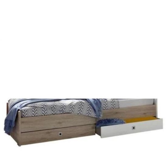 Tiroirs - INSIDE 75 - VOLVERINE - Chêne / Blanc - Lot de 2 - 100 cm de Longueur
