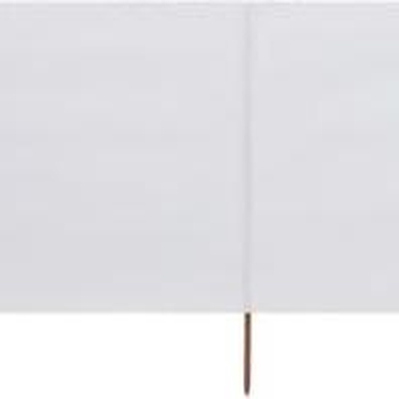 tissu brise-vent 6 pièces 800 x 160 cm blanc sable