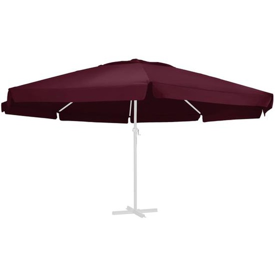 Tissu de remplacement pour parasol dextérieur Bordeaux 610 cm