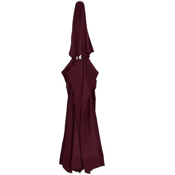 Tissu de remplacement pour parasol dextérieur Bordeaux 610 cm