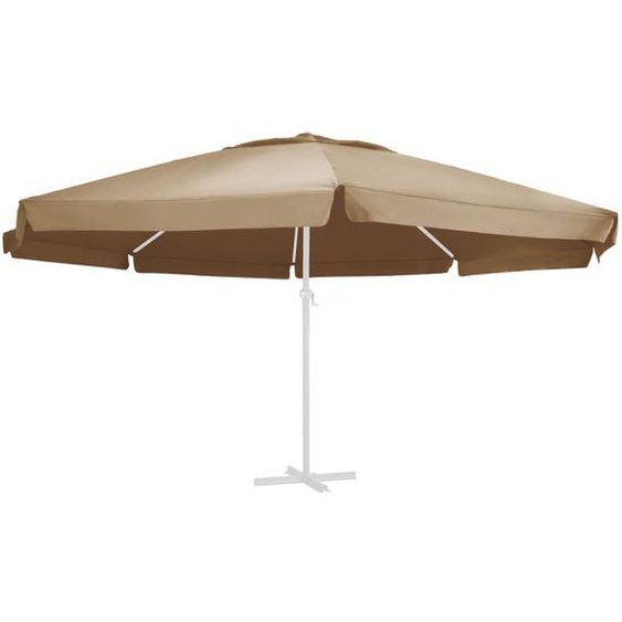Tissu de remplacement pour parasol dextérieur Taupe 610 cm