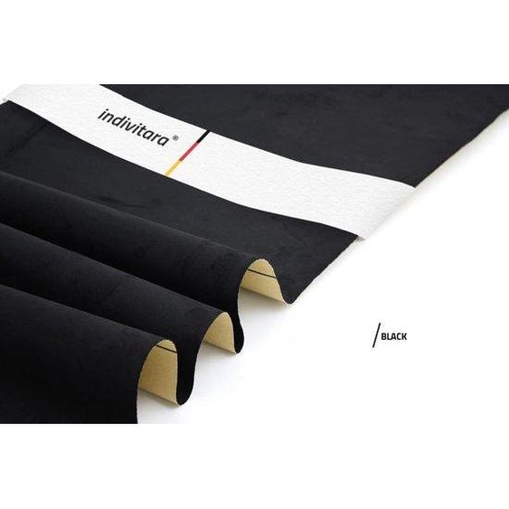 Tissu en microfibre élastique, autocollant, noir, simili cuir