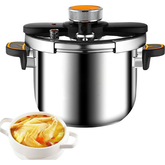 TKKEACE 4L/6L livreur de pression maison livre à Induction de gaz universel de qualité alimentaire en acier inoxydable explosion-pression livreur de pression