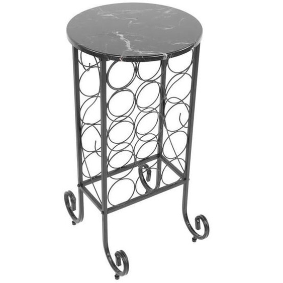 TMISHION Décoration de maison Porte-Vin Support de Stockage de Vin de 15 Bouteilles Style Industriel Étagère Organisateur