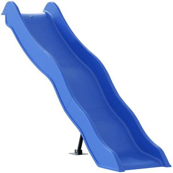 Toboggan de jeu bleu 174x38 cm polypropylène