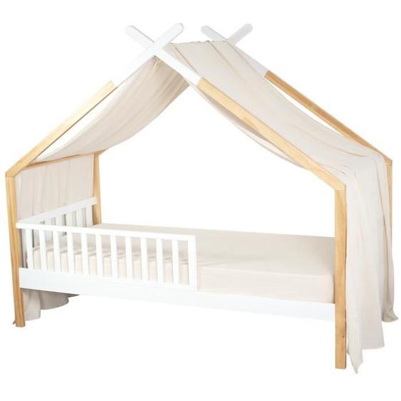Toile de lit cabane - SEVIRA KIDS - Beige - 420 x 140 cm - Gaze de coton - Fabrication française