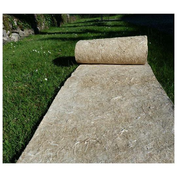 Toile de paillage bio en Chanvre - 450g/m² Taille Rouleau: 0.88 x 25 m
