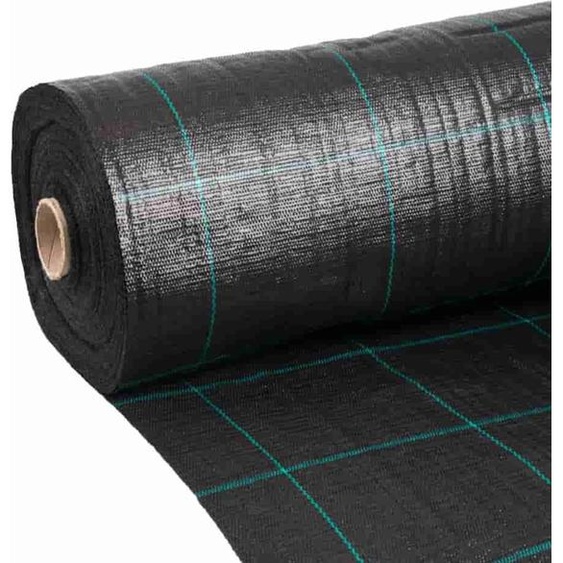 Toile de Paillage, Feutre Anti Mauvaise Herbe 1,5m x 80m, 100g/m²