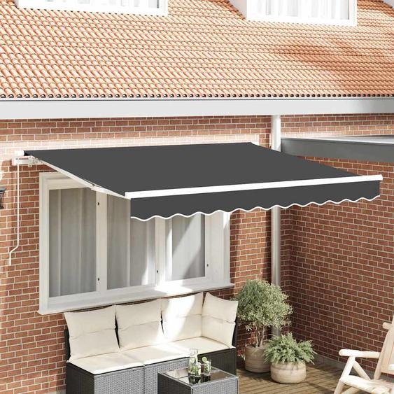 Toile de rechange pour auvent Anthracite 330 x 195 cm Polyester