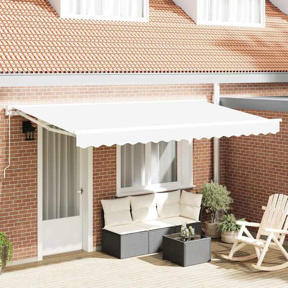 Toile de rechange pour auvent Blanc 380 x 195 cm Polyester