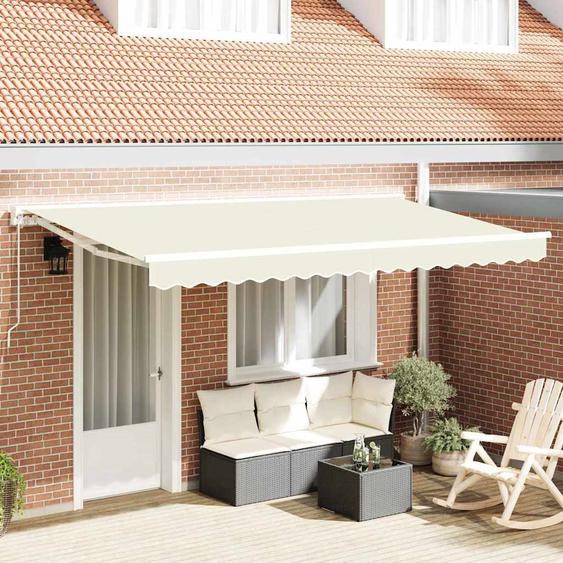 Toile de rechange pour store banne Crème 400 x 200 cm Toile