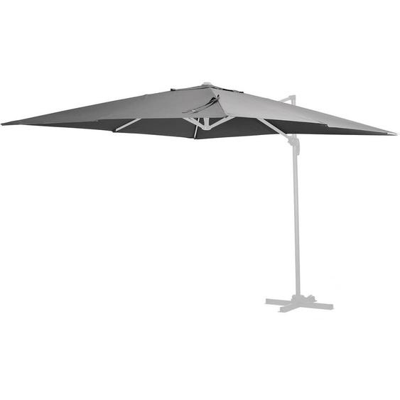 Toile parasol déporté Sun 4 - 3 x 4 m - Gris