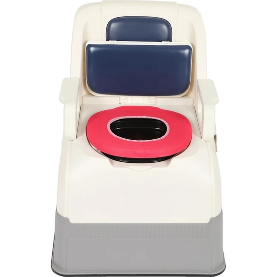 Toilette latérale de lit portable, siège rembourré doux, grande capacité de charge, facile à nettoyer