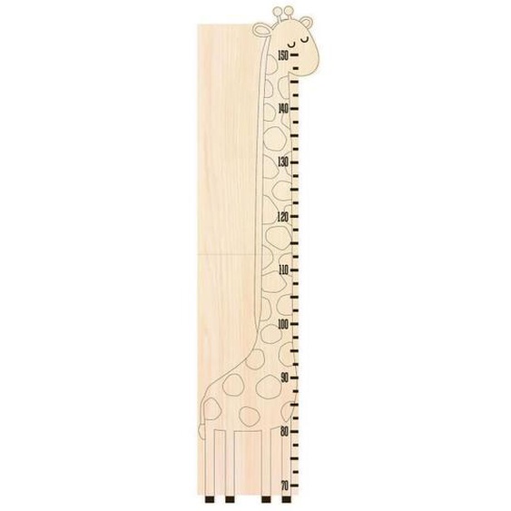 Toise girafe en bois