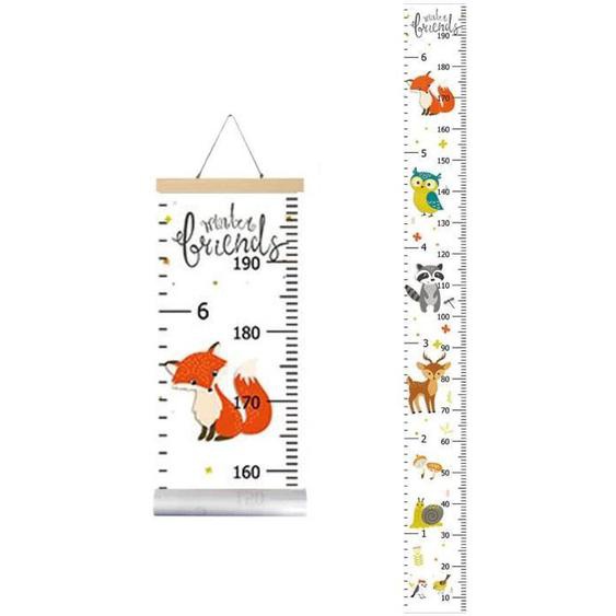 Toise murale à suspendre pour enfants - Bébé - AQSACOKIYA - Règle de mesure - Décoration chambre denfant