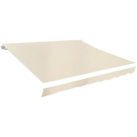 Toit dauvent toile crème 3 x 2,5 m (cadre non inclus) Vidaxl