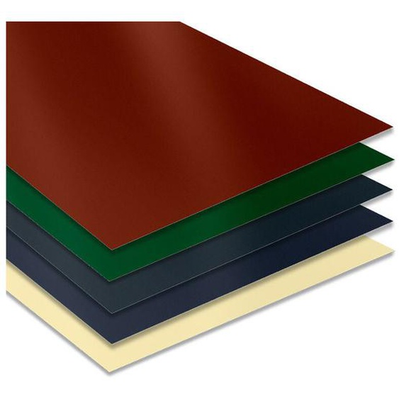 Yousteel - Tôle Plane 2000x1000 mm Acier 0.50 mm Laqué Coloris: Gris Anthracite ral 7016