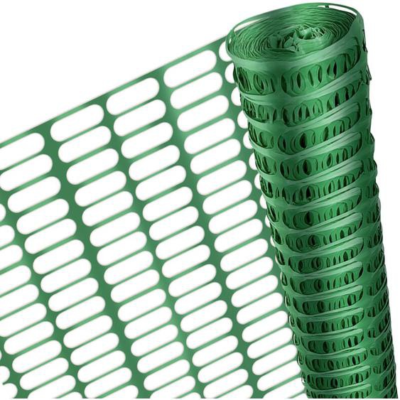 Barrière de signalisation 1x50m, Balisage de chantier et balisage plastique, Vert