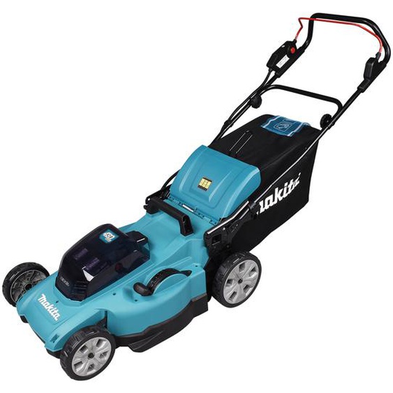 Tondeuse 2x18V 48cm + 2 batteries 5Ah + chargeur - MAKITA - DLM480CT2