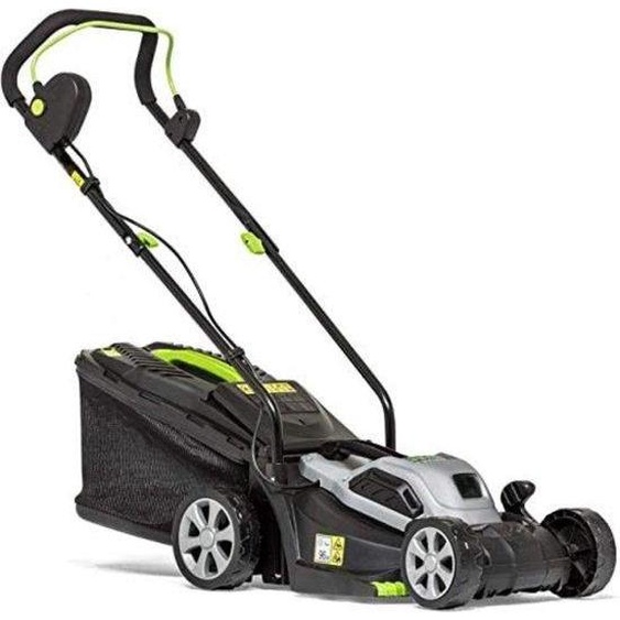 Tondeuse à essence autotractée - 127 x 85 x 116 cm - 8,3 kg - vert-brun