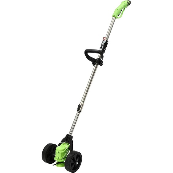 Tondeuse à gazon à batterie, modèle mini sans fil, 1 batterie et chargeur inclus, vert