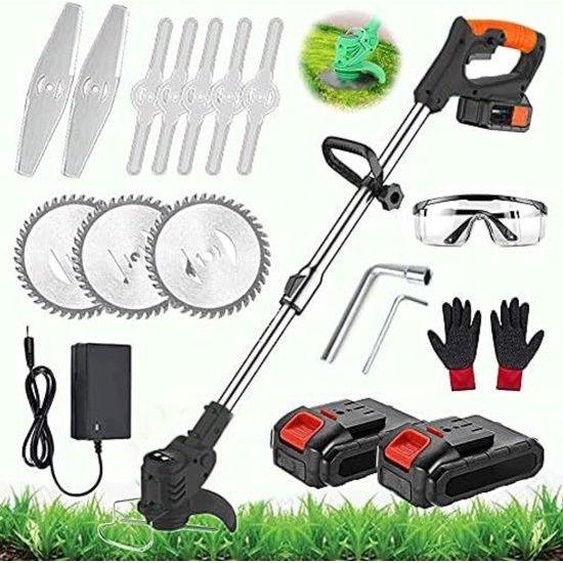 Tondeuse à gazon électrique 30 cm, 21 V, 650 W, noire