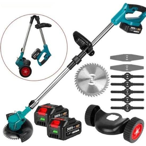 Tondeuse à gazon électrique sans fil à batterie 2x18 V