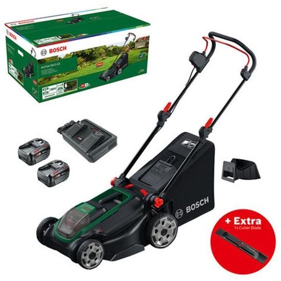 Tondeuse à gazon sans fil Bosch Heimwerken & Garten Rotak 18V-32, 18 volts, (1x)