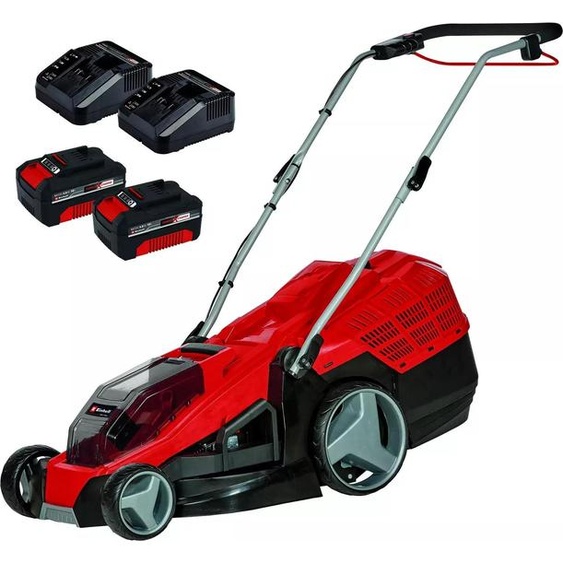 Tondeuse à gazon sans fil EINHELL GE-CM 36/43, Li M, 2x4,0 Ah batteries + chargeurs
