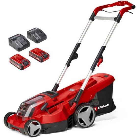 Tondeuse à gazon sans fil GE-CM 36/36 Li - EINHELL - avec 2 batteries 18V 3,0 Ah - 2 chargeurs - 3413282