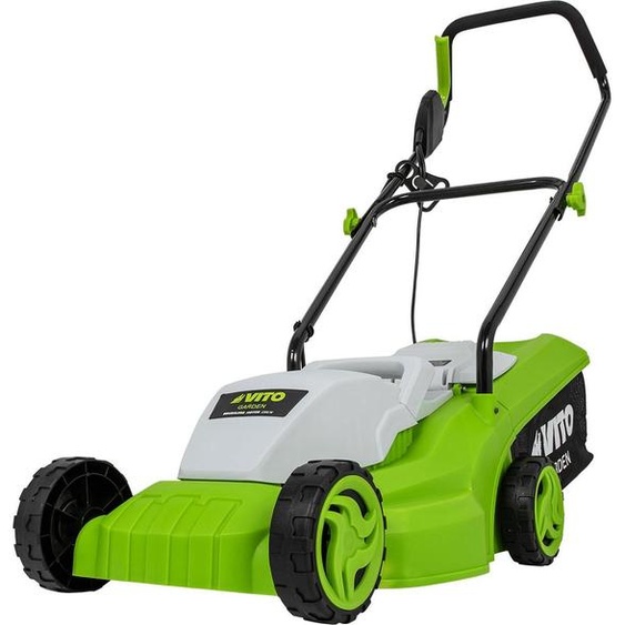 Tondeuse electrique 1200W Surface 300M2 Coupe 32 cm 3 Hauteur de coupe 20-65 mm Bac 30L VITO