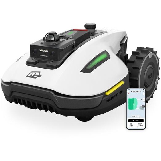 Tondeuse robot Mammotion YUKA Mini 2 1000 sans fil périphérique, jusquà 1000 m², LiDAR 360° + vision IA, fonction DropMow, cartographie automatique