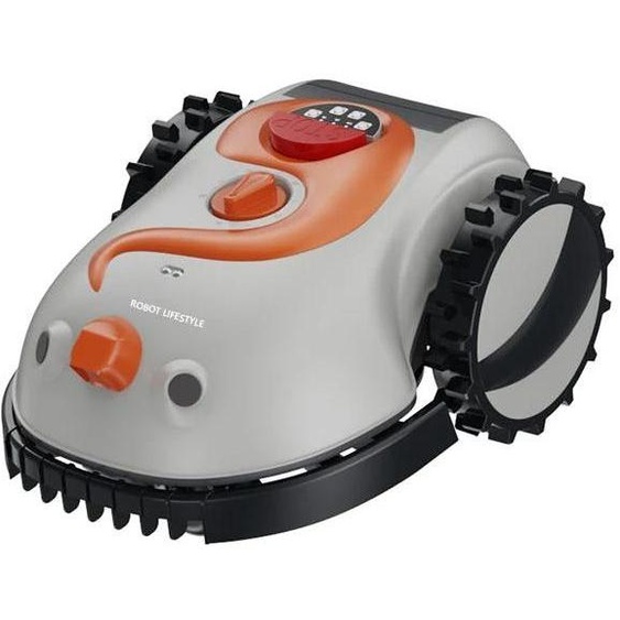 Tondeuse robot, navigation intelligente, batterie amovible, gris-orange, 100-240 V
