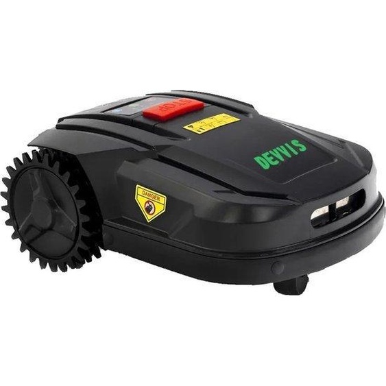 Tondeuse robot pour 700 m², 3 vitesses, système antivol, capteur de pluie