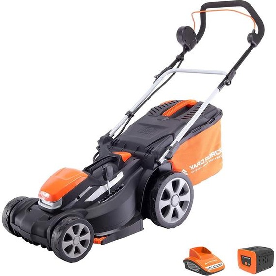 Tondeuse rotative Yard Force, sans fil, largeur de coupe 37 cm, avec batterie lithium-ion 40 V et chargeur rapide LM G37A
