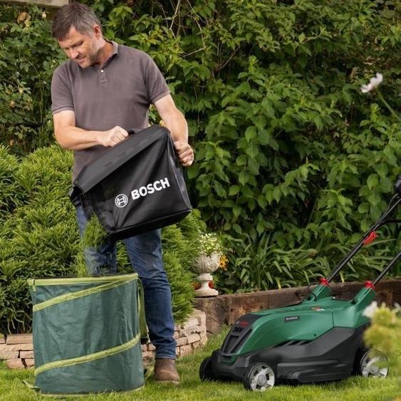 Tondeuse à Gazon sans Fil Bosch 36V-40-650, Moteur sans Charbon, Sac de Ramassage, Technologie Syneon, Compatible Power For All 36V