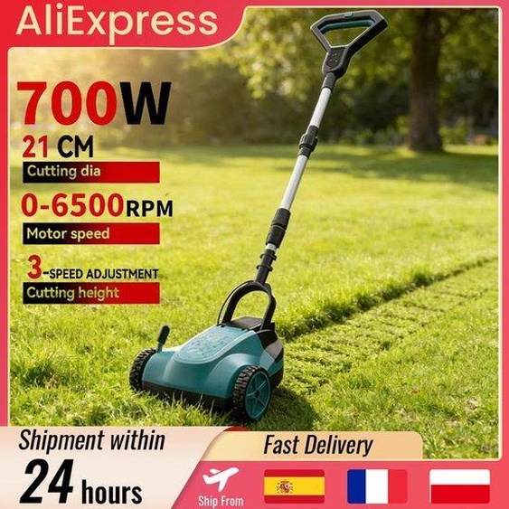 Tondeuses à gazon électriques - 10 pouces - 6 500 tours par minute - sans charbon - sans fil