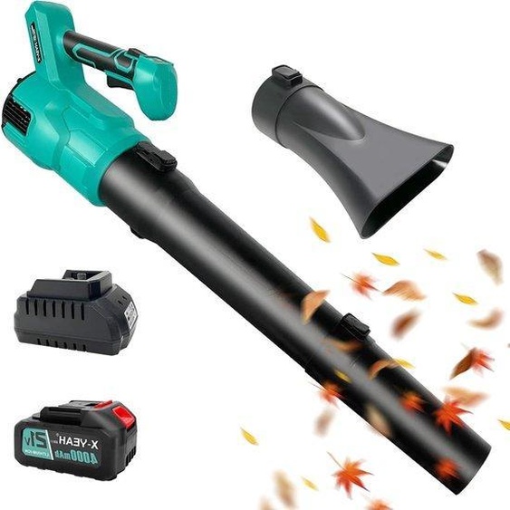 Tondeuses à gazon électriques - Tondeuses à gazon sans fil pour le jardin - Entretien de la pelouse - Moteur en cuivre puissant - 130 km/h - Vert