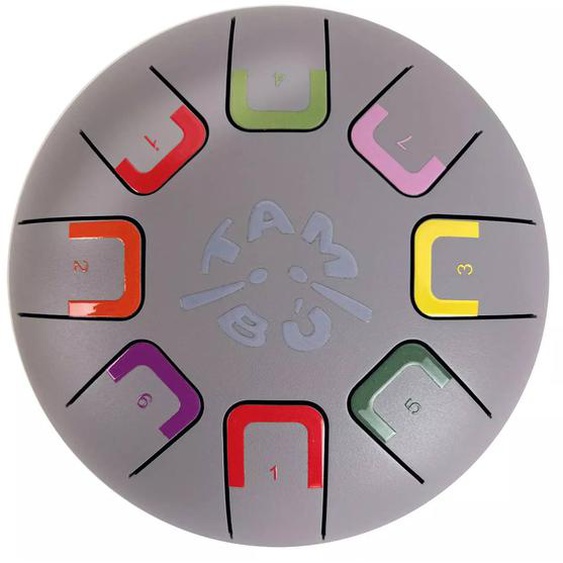 Tongue Drum 8 Notes Gris