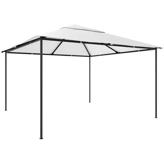 Tonnelle 4x4x3 m Blanc 180 g/m²