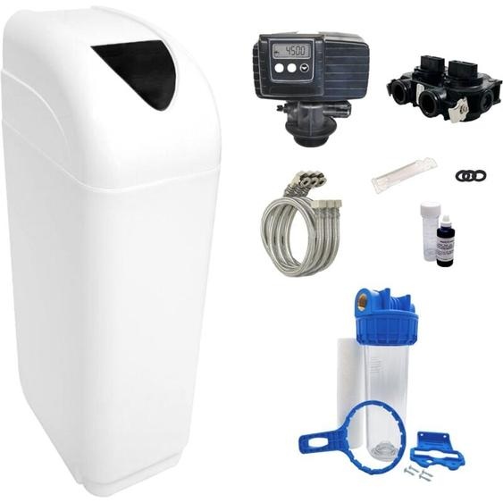 Toodo - Adoucisseur Deau 30l Vanne Fleck 5600 Sxt Complet Bac Blanc- Kit Essentiel