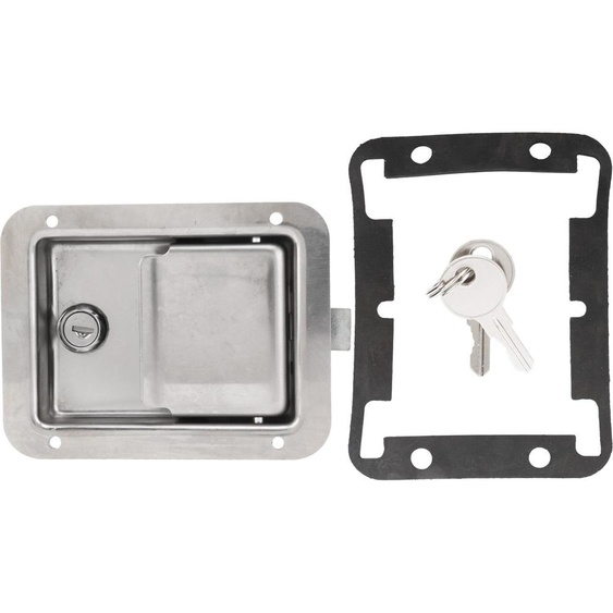 Toolbox Lock -RV -palettes de poignée en acier inoxydable avec 2 boutons pour les chariots de remorque
