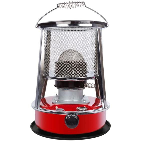 Perel Chauffage à pétrole portable 2600W, poêle à pétrole extérieur avec mèche, réservoir 4.6L, autonomie 18h, chauffage dappoint économique sans