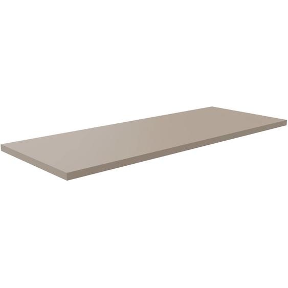 Top de finition pour armoire à rideaux NF L. 120 cm - Finition Argile
