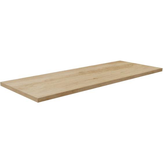 Top de finition pour armoire à rideaux NF L. 120 cm - Finition Chêne Nebraska