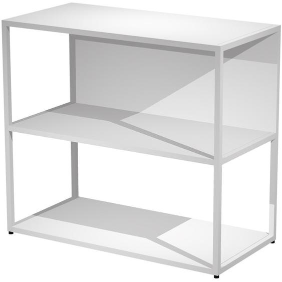 Top sur-meuble Presto H.80 cm Blanc - Structure métal Blanc