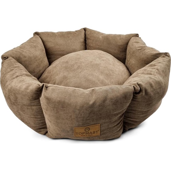 Topmast lit pour chien Comfynest marron clair Ø 62 cm