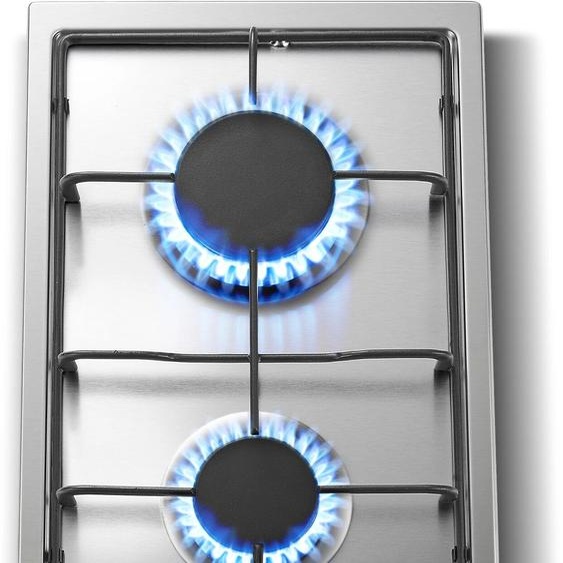 TopStrong 2/4/5 brûleurs 4200W en acier inoxydable avec protection automatique contre la flamme, intégré pour gaz naturel/propane, facile à nettoyer, 30 cm ‌   Table de cuisson à gaz