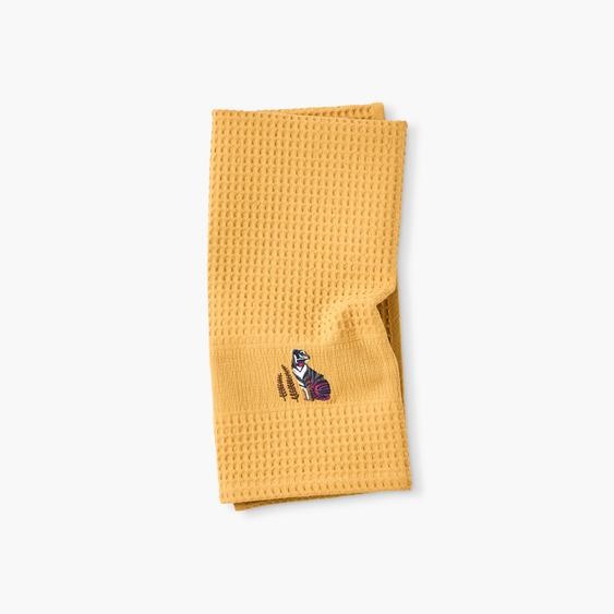 Torchon coton nid dabeille Pantera curry